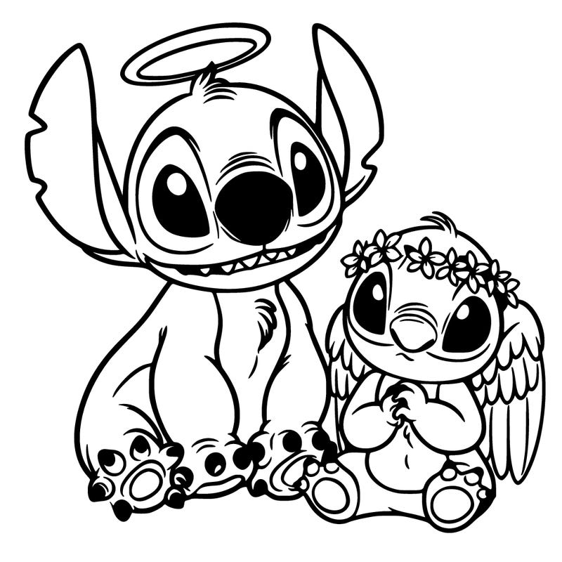stitch and angel