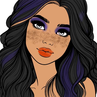 beautiful realistic girl