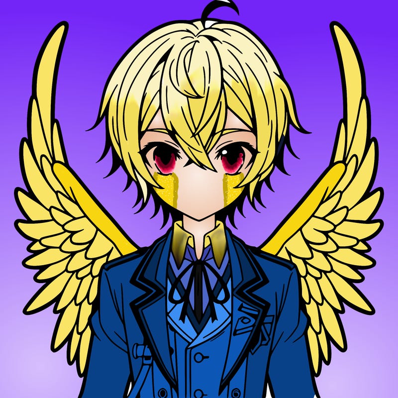 anime boy with wings