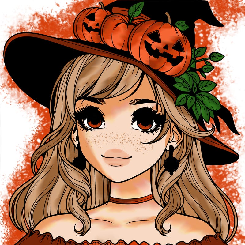 realistic girl, halloween