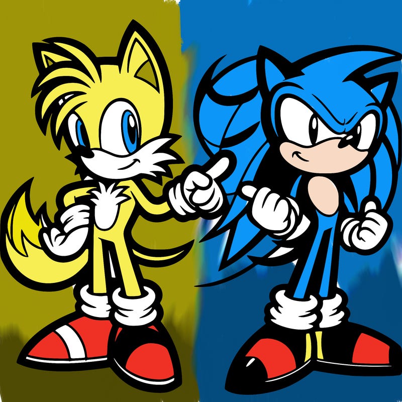 tails from sonic with sonic