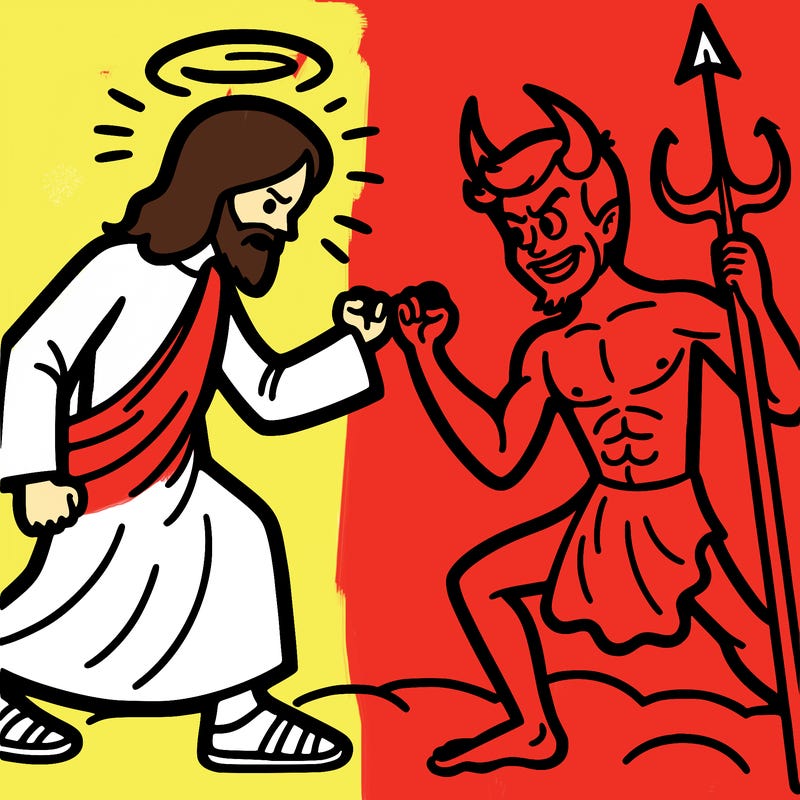 jesus versus the devil