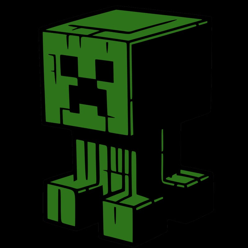 minecraft purple creeper