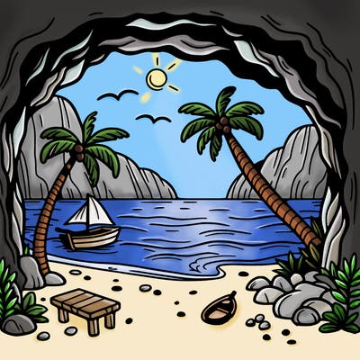 beach cave