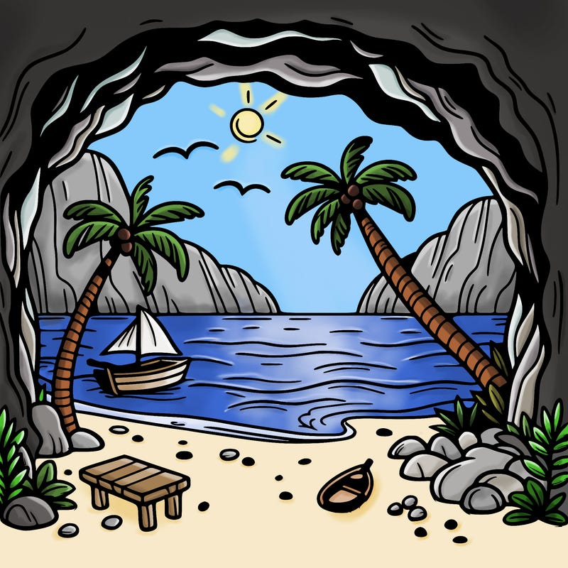 beach cave