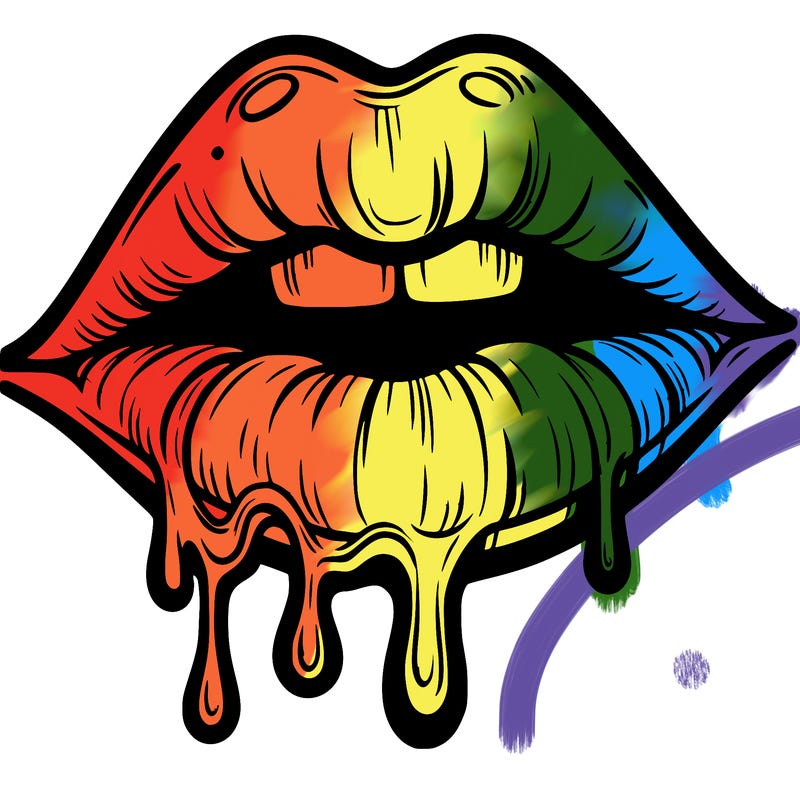 lips that look realistic and drip