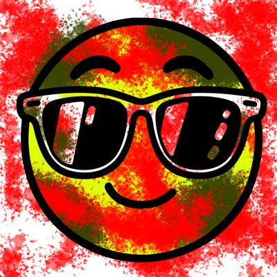 emoji with sunglasses