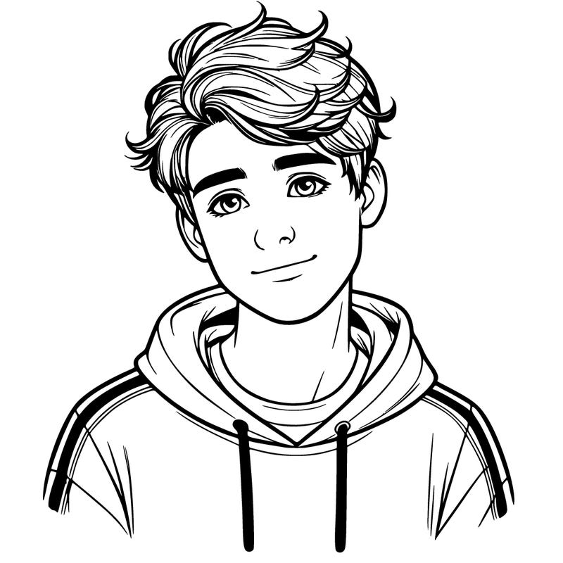 one teenaged realistic guy