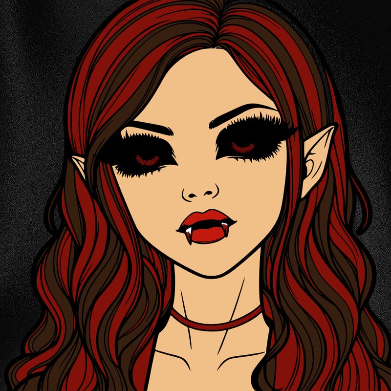realistic vampire girl