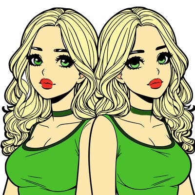 realistic twin sisters