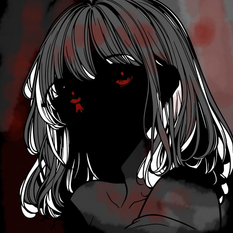 manga woman character with glasses and nice lips