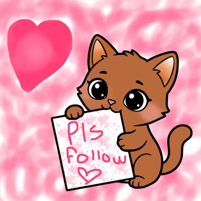 a small cat with a blank sheet of paper in its hand. the cat is sooooooo cute!