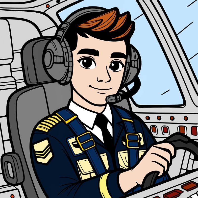 pilot in the cockpit of a jet.
