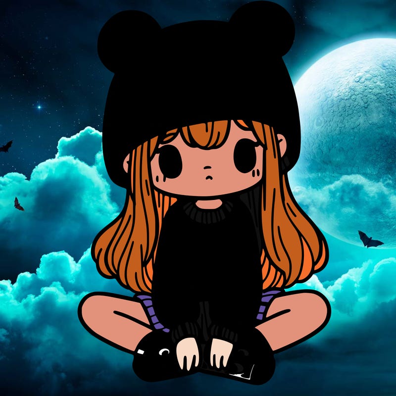 a girl wearing a frog hat and some frog socks