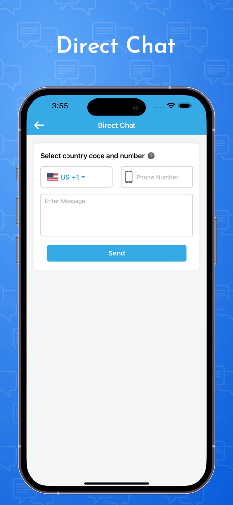Dual Chat - for Telegram Web - Interface for sending direct messages to phone numbers in the Dual Chat app