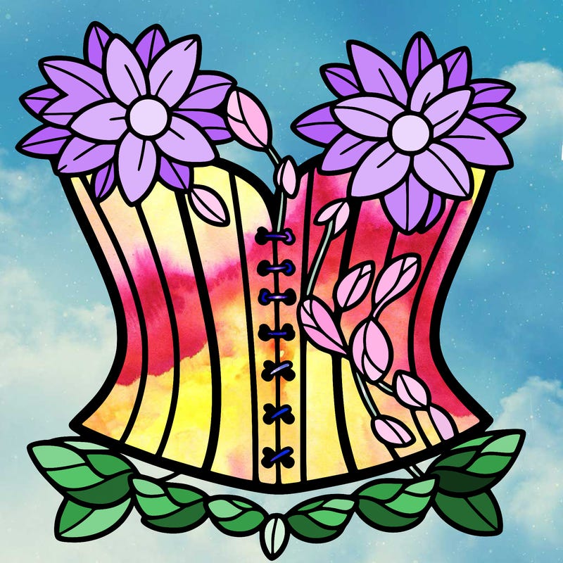 flower corset
