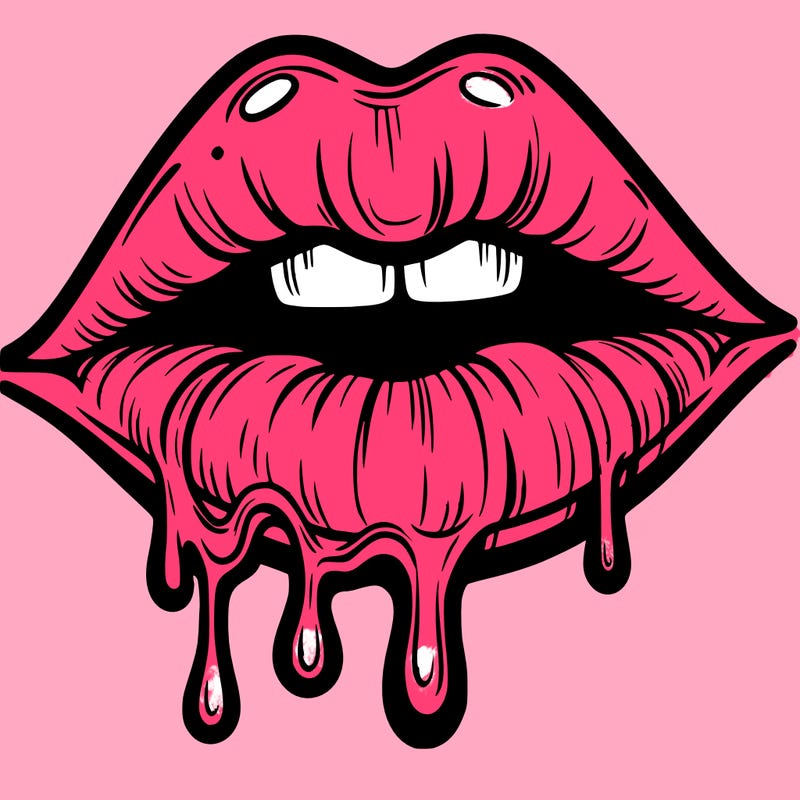lips that look realistic and drip