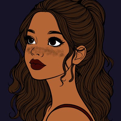 beautiful realistic girl