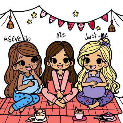 girl sleepover party