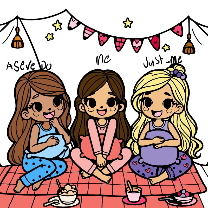 girl sleepover party