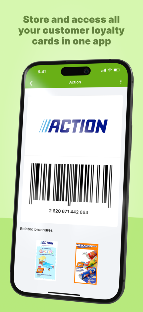 myShopi – leaflets & promos - Digital store loyalty cards and barcodes managed in the myShopi app