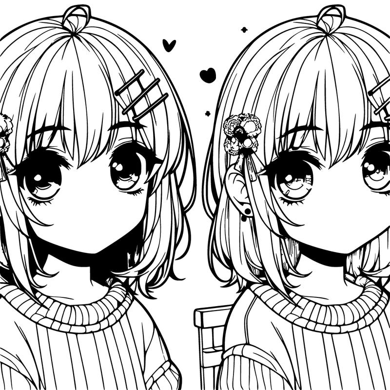 cute realistic manga girl