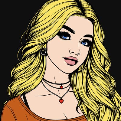 detailed realistic girl