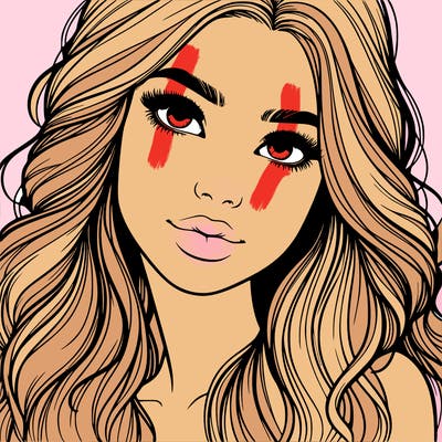 beautiful realistic girl