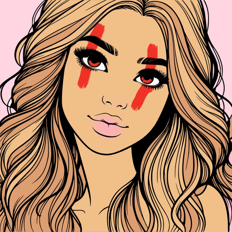 beautiful realistic girl