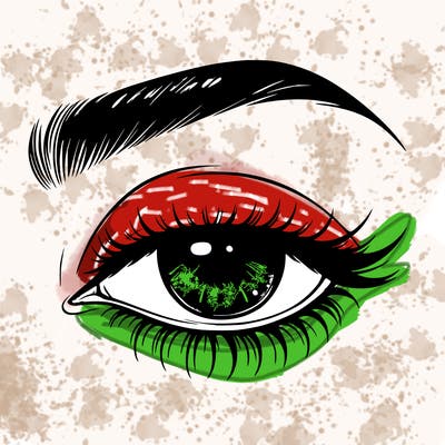 eye closed realistic