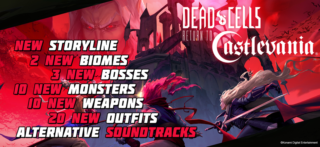 Dead Cells: Netflix Edition - DLC Dead Cells Return to Castlevania apresenta nova história, biomas, chefes, monstros, armas e trajes
