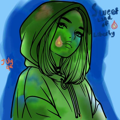 a realistic girl in a hoodie