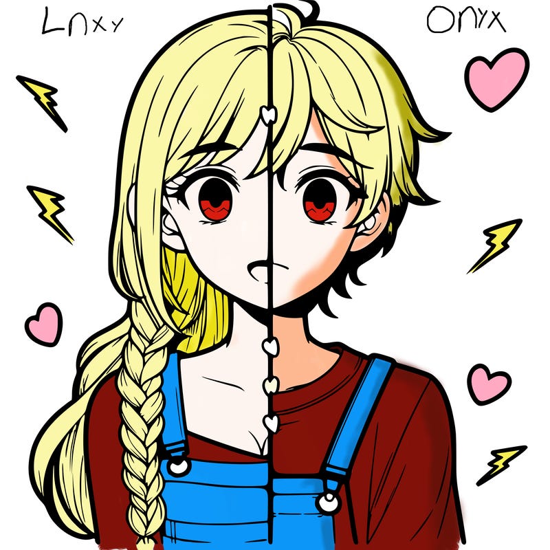 realistic girl boy split