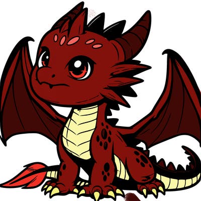 fierce baby night dragon