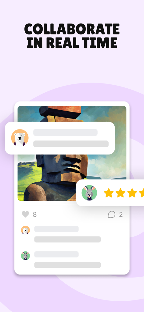 Padlet - Une fiche visuelle sur Padlet affichant en temps réel les commentaires et les évaluations de différents utilisateurs