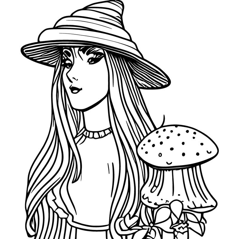 mushroom witch