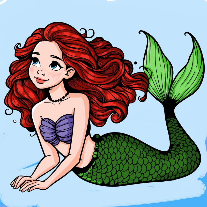 a realistic mermaid