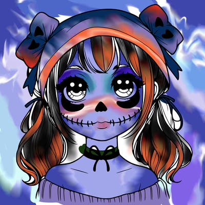realistic girl halloween