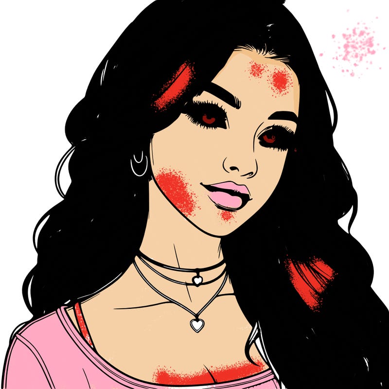 detailed realistic girl