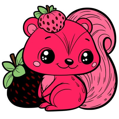 strawberry squirrel