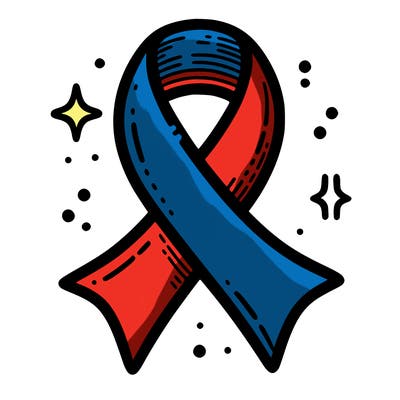 ribbon symbol of national breast cancer awareness month