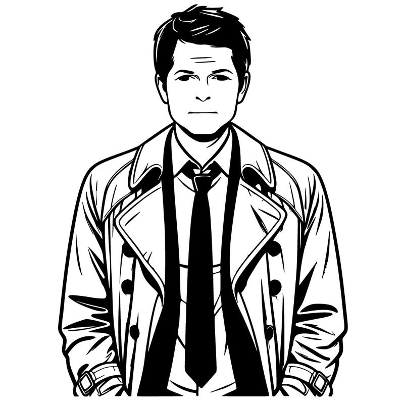 realistic castiel from supernatural