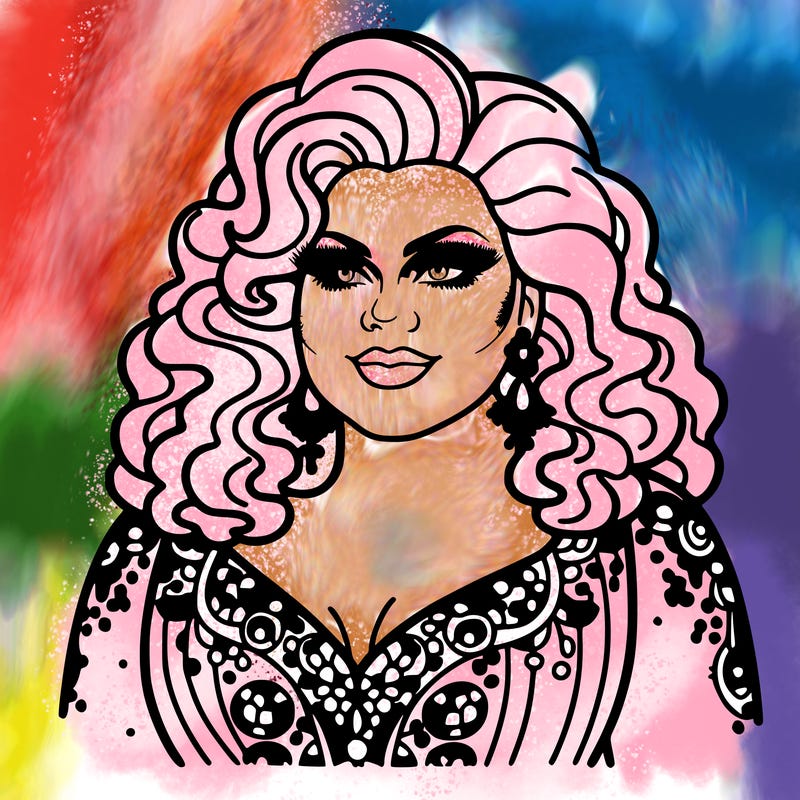 realistic plus size drag queen