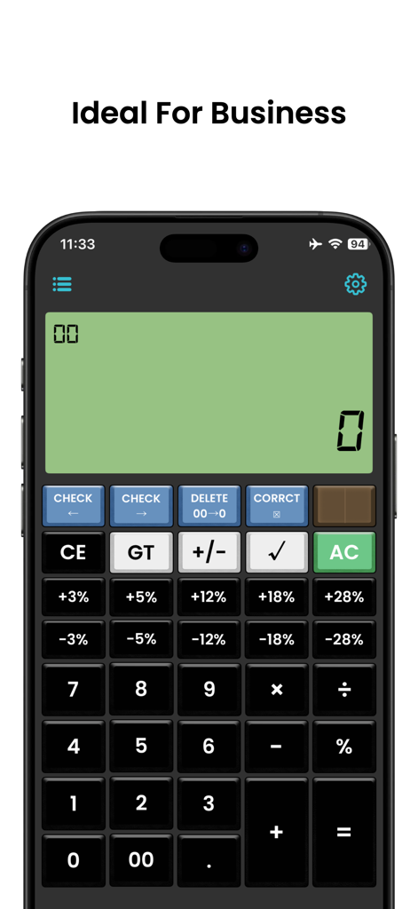 Citizen Calculator ⁺ - Citizen Calculator plus app screen displaying a professional business calculator layout