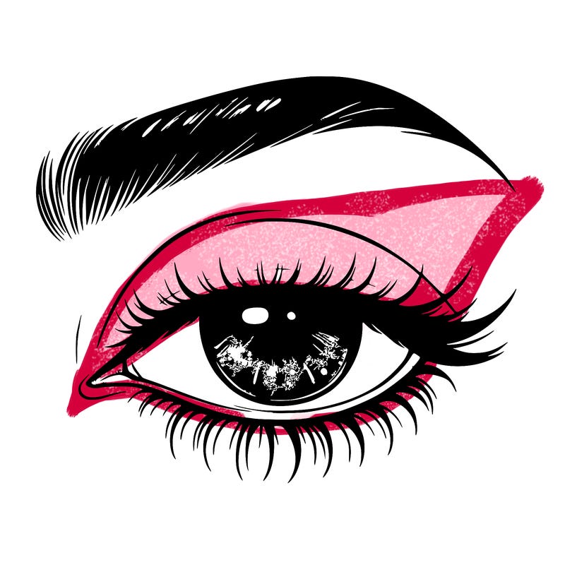 eye closed realistic