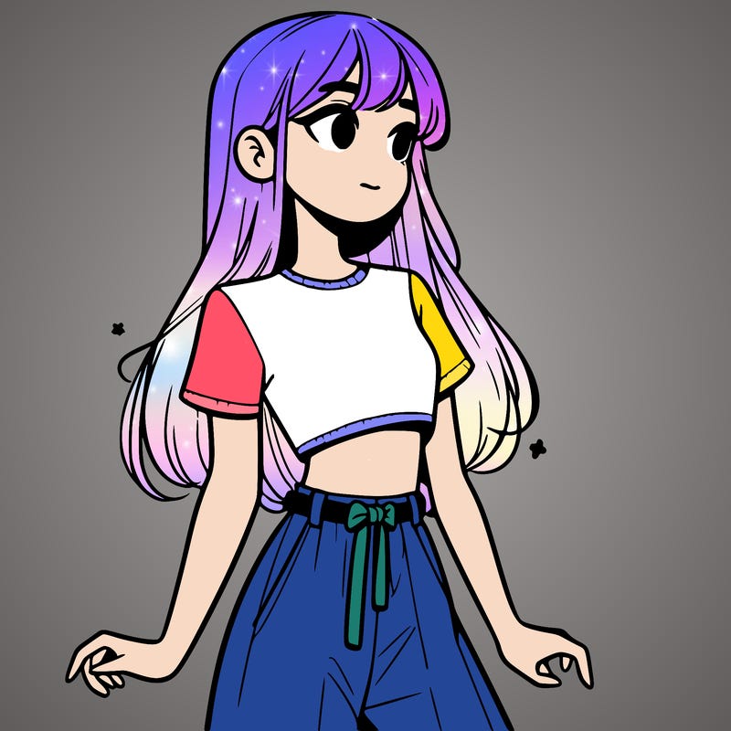 girl in a cute crop top