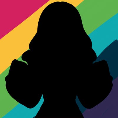 girl holding a blank sign in a long sleeve crop top