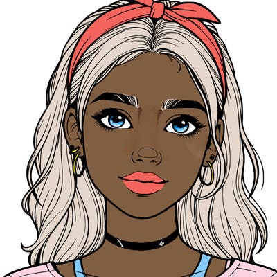 realistic teenage girl