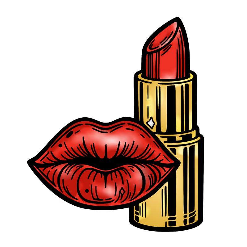 lips and lipstick