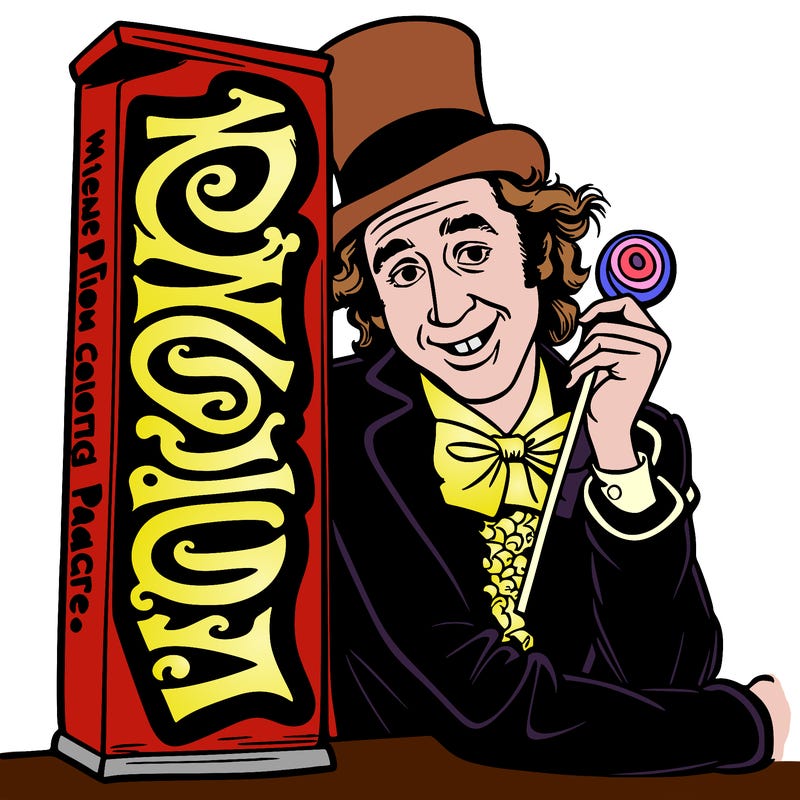 wonka bar at the movie